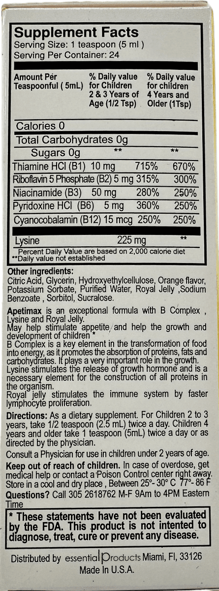products apetimax syrup for kids great orange flavor 4 fl oz 2