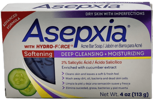 Asepxia Acne Bar Soap Softening - 4 oz | Clear Skin