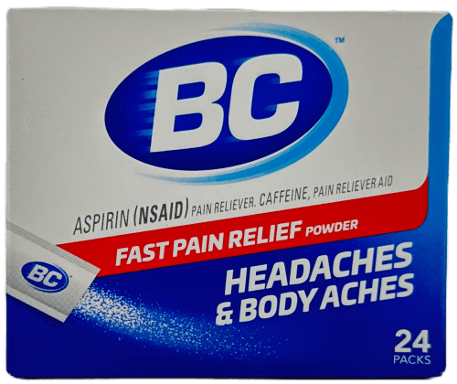 BC Aspirin Fast Pain Relief Powder - Headaches & Body Aches - 24 Packs