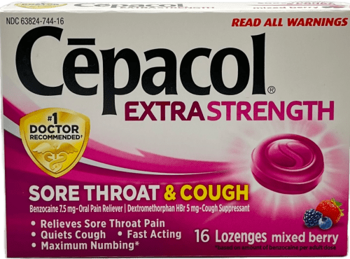 Cepacol Extra Strength: 16 Lozenges for 48-Hour Relief