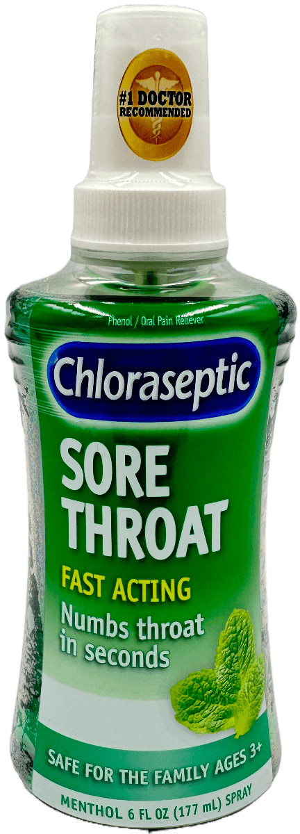 Chloraseptic Sore Throat Spray: 6 oz of Fast Relief