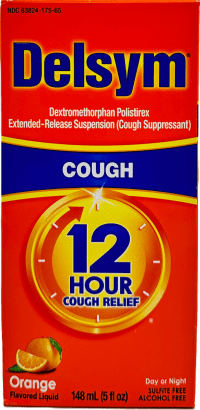 Delsym 12-Hour Cough Relief: Orange Flavor, 5 FL OZ