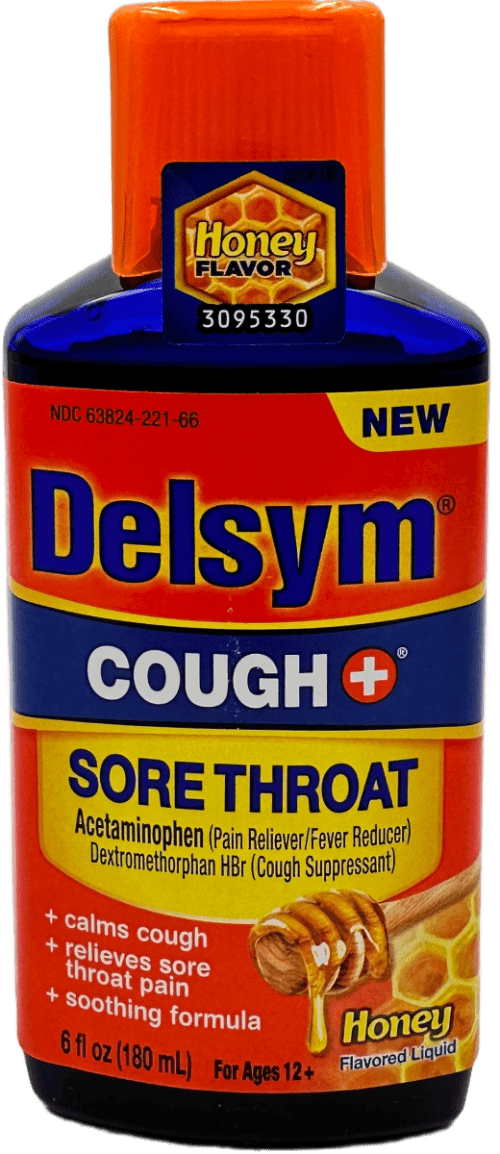Delsym Cough Syrup: 6-in-1 Symptom Relief | 6 FL OZ