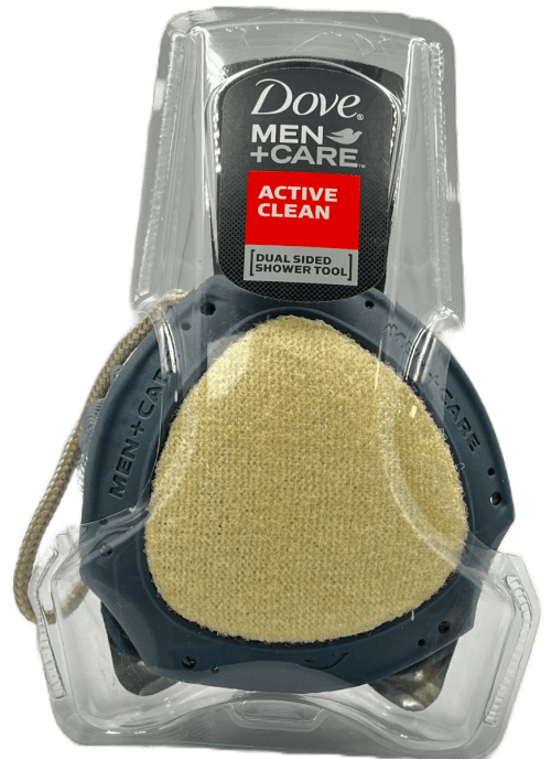 Dove Men Care Active Clean Shower Tool - Dual-Sided