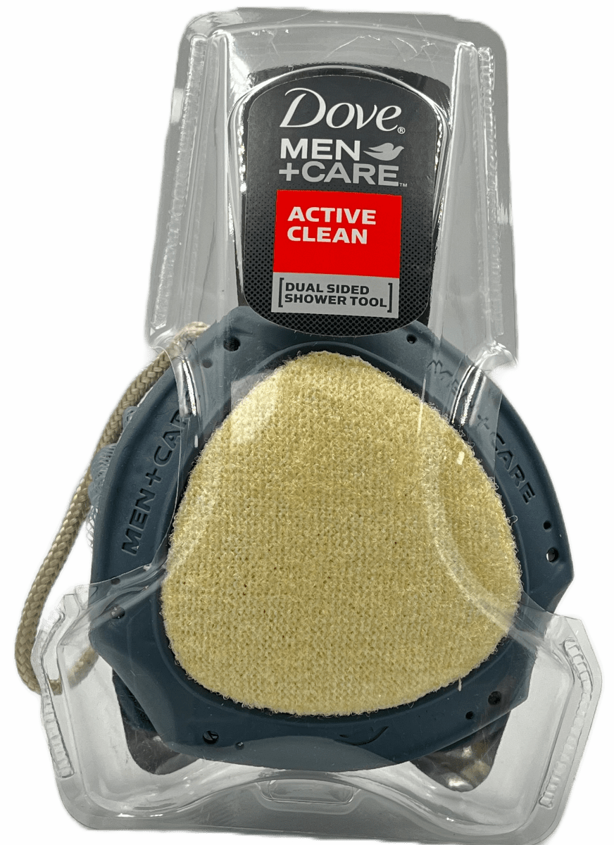 Dove Men Care Active Clean Shower Tool - Dual-Sided