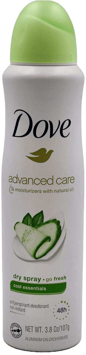 Dove Advanced Care - Dry Spray Deodorant - Cool Essentials - 3.8 OZ