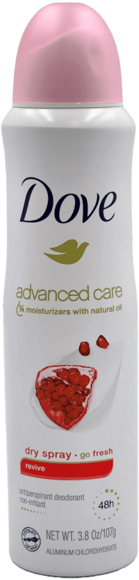 Dove Advanced Care - Dry Spray Deodorant - Revive  - 3.8 OZ
