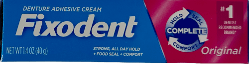 Fixodent Complete Denture Adhesive Cream - Original - 1.4 OZ