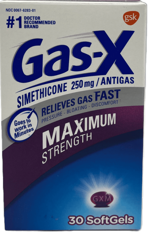 Gas-X Maximum Strength: 250mg Simethicone for Fast Relief