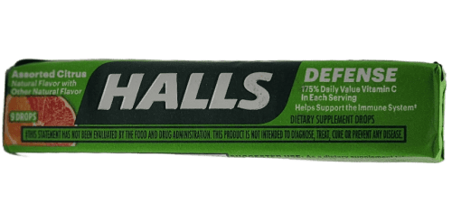 Halls Citrus Drops: 9-Pack Soothing Throat Relief
