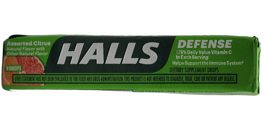 Halls Citrus Drops: 9-Pack Soothing Throat Relief