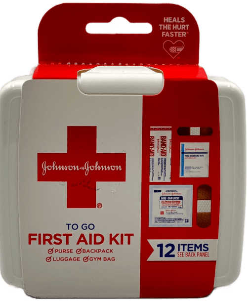 Johnson & Johnson - To Go First Aid Kit - 12 Items