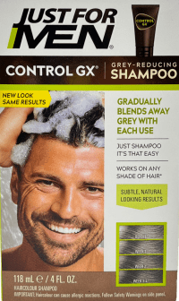 Control GX Grey Reducing Shampoo - Just For Men 4oz