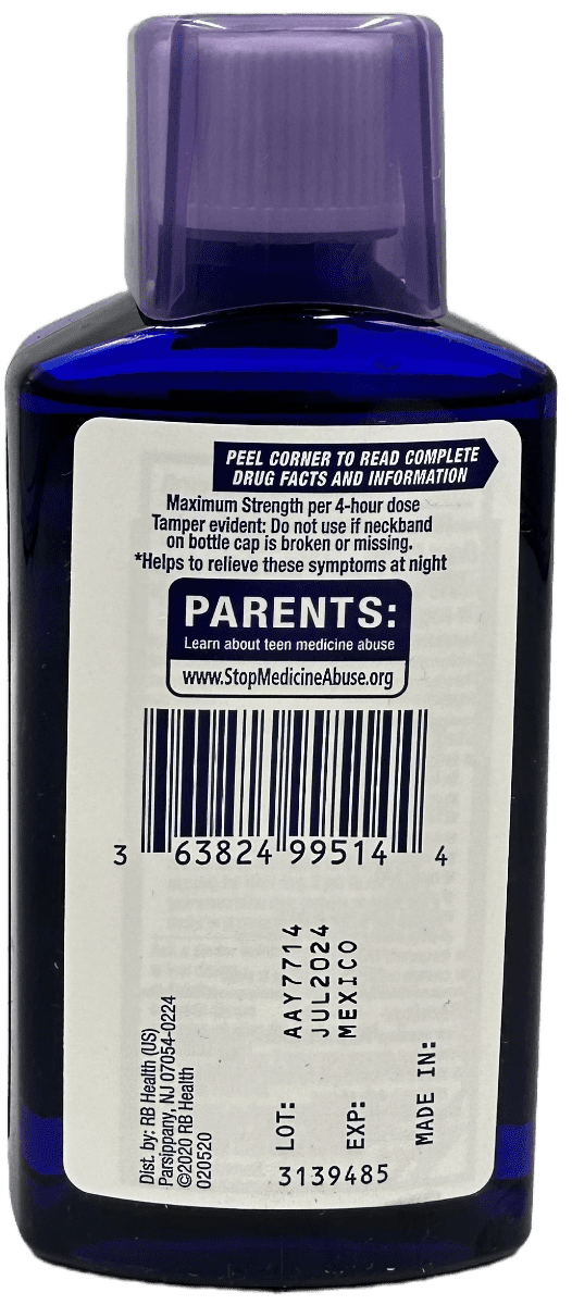 Mucinex Nightshift Severe Cold & Flu - 6 Fl. Oz.