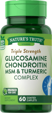 Nature's Truth - Triple Strength Glucosamine Chrondrotin MSM & Turmeric Complex Caplets - 60 Ct