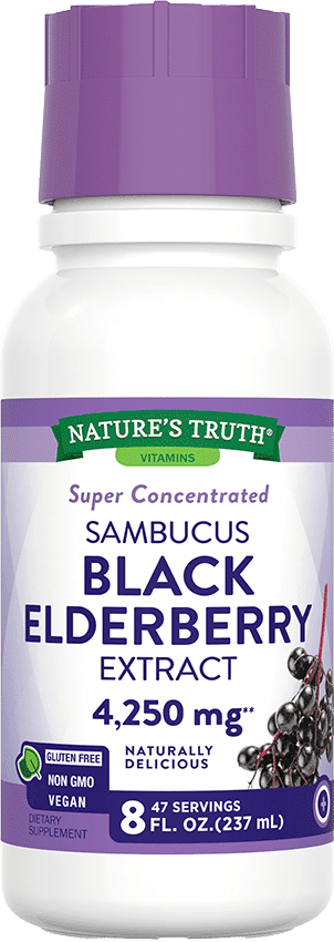 Nature's Truth Sambucus Black Elderberry Extract 4250mg - 8 FL OZ