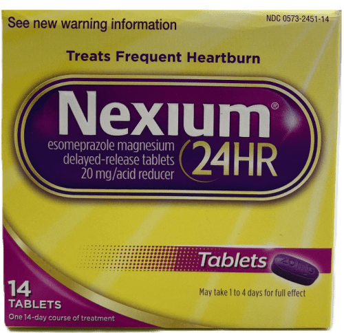 Nexium 24HRS: 14-Day Relief from Frequent Heartburn