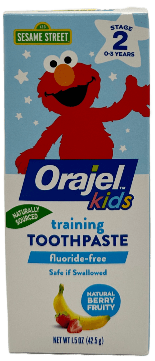 Orajel Kids Training toothpaste - Natural Berry Fruity - 1.5 OZ