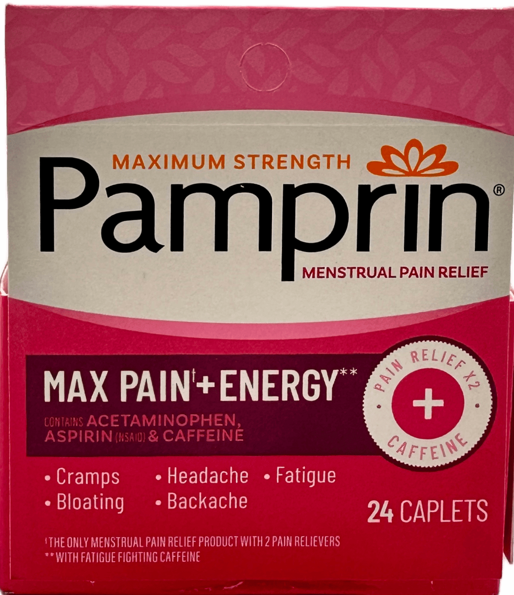 Pamprin Menstrual Pain Relief - 24 Caplets