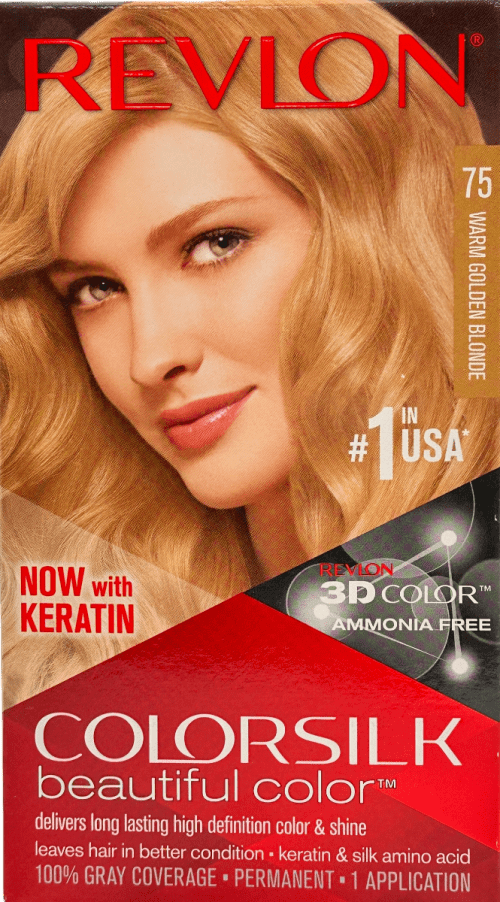 Revlon Colorsilk 75 Warm Golden Blonde Hair Color