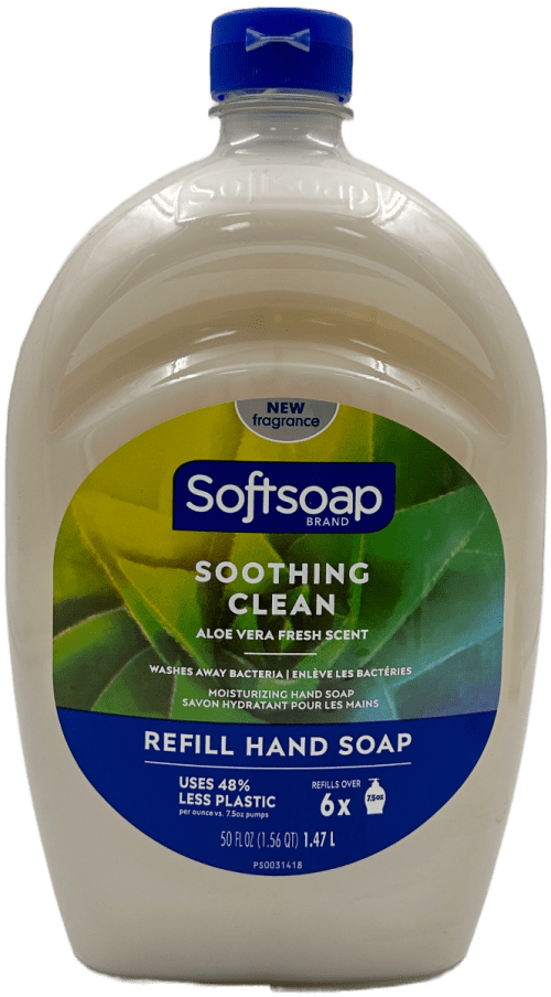 Softsoap – Soothing Clean Refill Hand Soap, Aloe Vera 50 oz