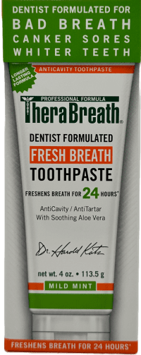 Therabreath Toothpaste - Mild Mint - 4 OZ