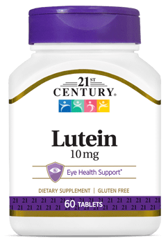 21st Century Lutein 10 mg - 60 Tablets
