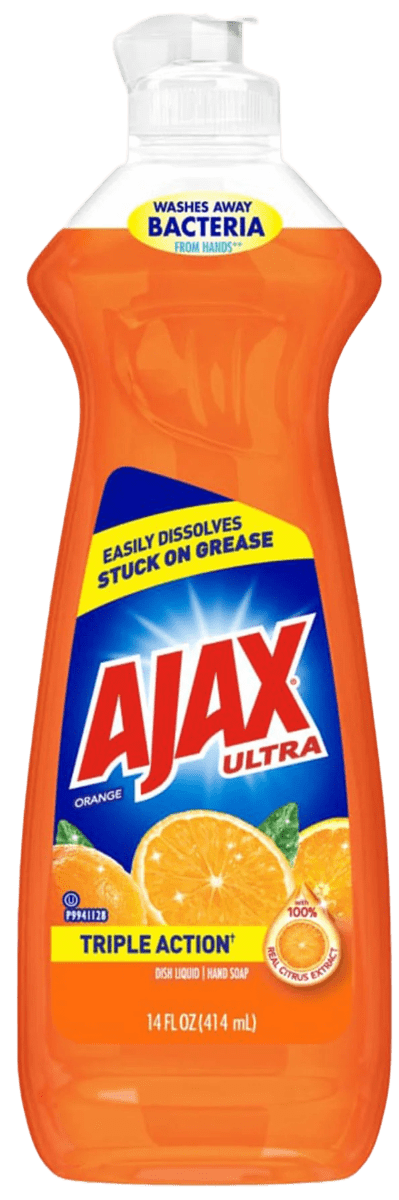 Ajax Ultra Bleach Alternative - Orange Dish Liquid - 14 FL OZ