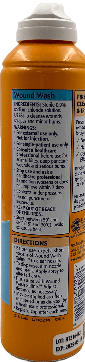 products arm hammer simply saline wound wash 7.4 oz.2 1