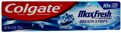 products colgate max fresh toothpaste with whitening breath strips cool mint 6 oz 1