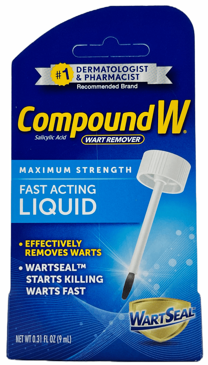 Compound W - Wart Remover Liquid - Maximum Strength - 0.31 FL OZ