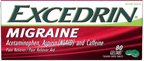 Excedrin Migraine Pain Reliever - 80 Geltabs