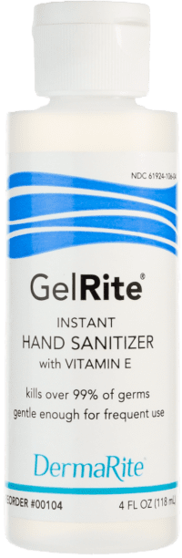 GelRite Instant Hand Sanitizer - Vitamin E - 4 Oz