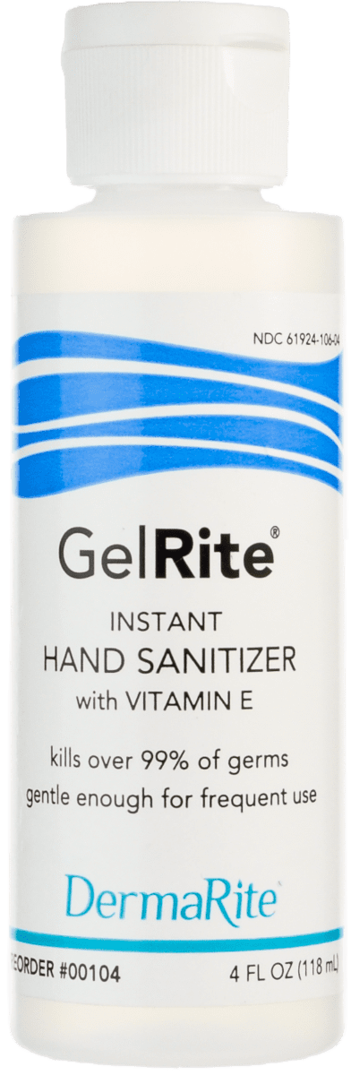 GelRite Instant Hand Sanitizer - Vitamin E - 4 Oz