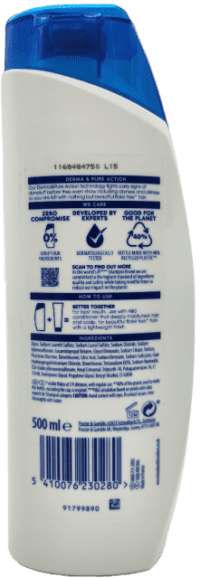 products head shoulders anti dandruff shampoo citrus fresh 500 ml.2