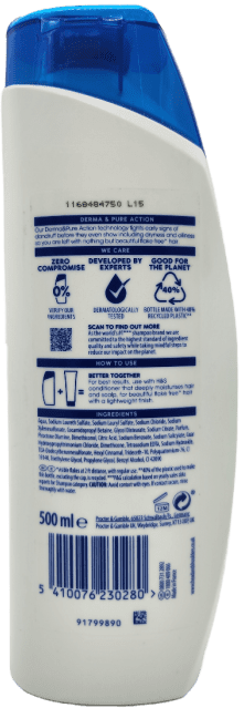 products head shoulders anti dandruff shampoo citrus fresh 500 ml.2