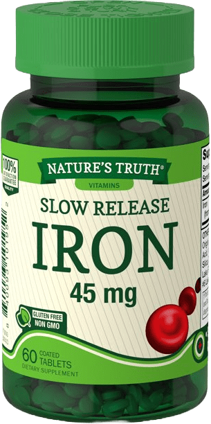 Nature's Truth - Iron 45 mg - Slow Release-50 Tablets