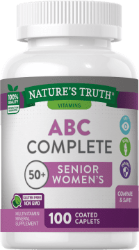 Nature's Truth ABC Complete 50+ Senior Women's Multivitamin - 100 Coated Caplets
