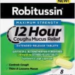 Robitussin 12 Hour Relief: 8 Tablets for 4 Days of Cough Control