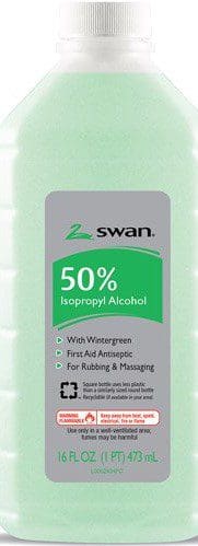Swan - 50% Isopropyl Alcohol - 16 FL OZ