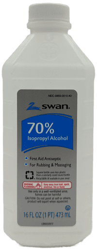Swan 70% Isopropyl Alcohol - 16 FL OZ